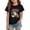 Black, variant on Last Day of School Girls Shirts for Girls 10-12 Years Kids Csaual Summer Cute Alligator Print Tops Loose Crewneck Short Sleeve Tees