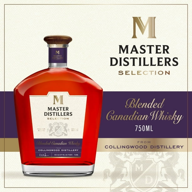 Masters Distillers Canadian Whisky, 750ml 80 Proof - Walmart