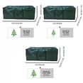 thumbnail image 4 of Large Christmas Tree Storage Bag Waterproof Tub 5 6 7 Ft Xmas Tree Decoration Wreath Storage Box Handles Organizer for Home, 4 of 7