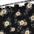 thumbnail image 3 of Pioneer Flower Floral Print Pattern Shower Curtain 84"x72", Bathroom Decorative Shower Curtain Set with 12 Hooks, Waterproof Washable, 3 of 6