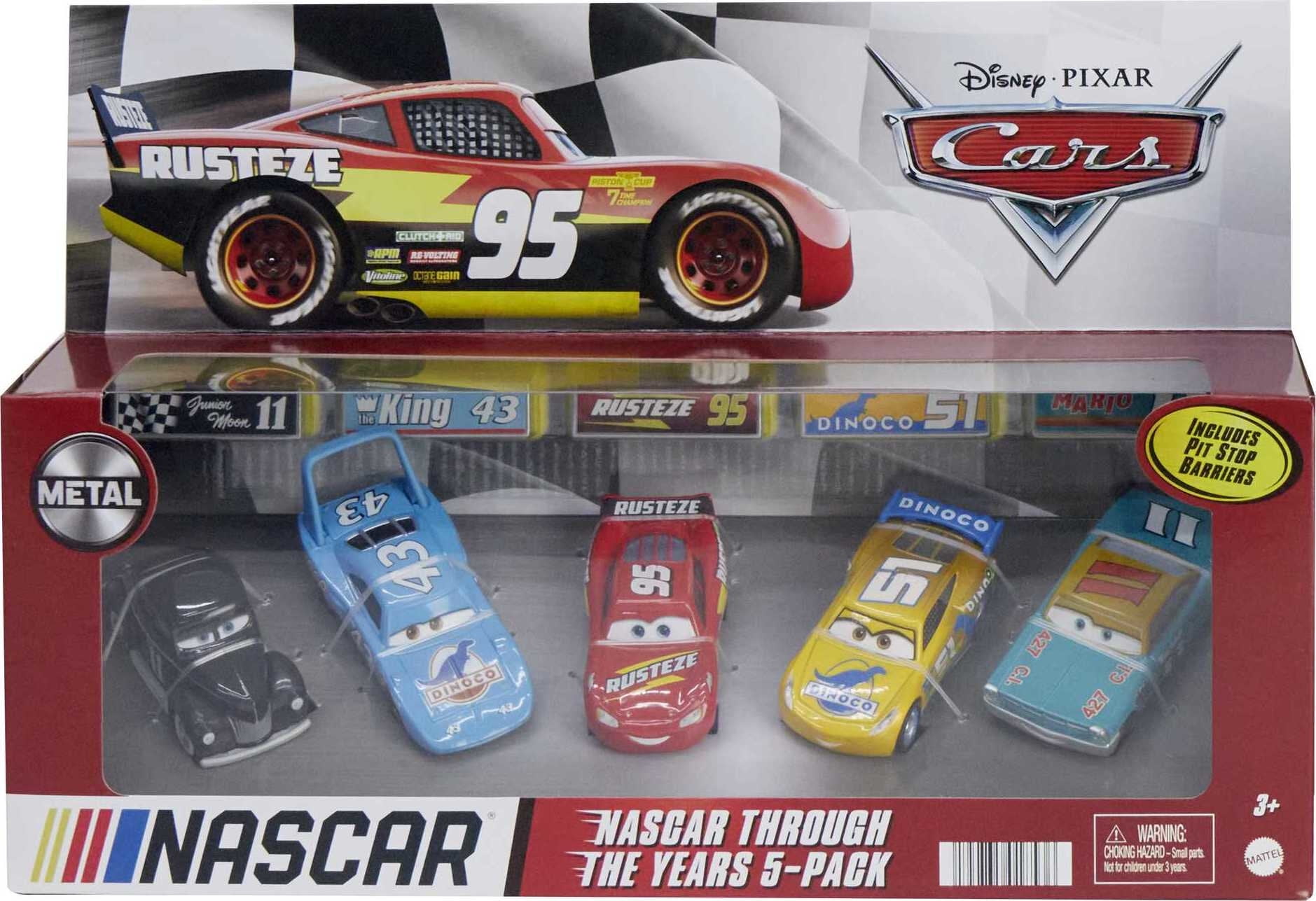 Disney and Pixar's Cars NASCAR 5Pk, 155 DieCast Vehicles Collection