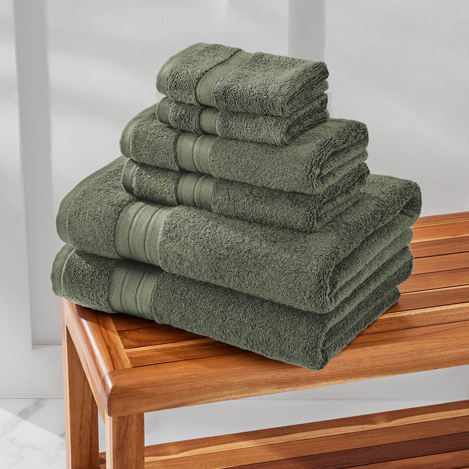 Member's Mark Organic Cotton Towel Set, 6-Piece, Assorted Colors - Samsclub.com
