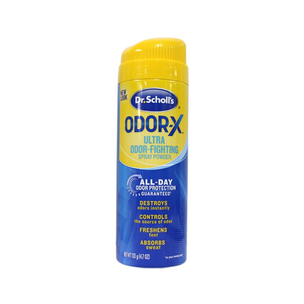 Dr. Scholls OdorX Deodorant Ultra OdorFighting Spray Powder 4.7 oz