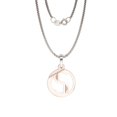 thumbnail image 1 of Dije con Cadena Inicial "S" Oro Combinado 14K TIMESQUARE VI1381RSD15M, 1 of 2