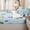 Light Mint Blue, variant on Erosebridal Cartoon Cute Capybara Zipper Twin Comforter Sets with Fitted Sheet and 2 Pillowcases,Watercolor Wildlife Zipper Bedding Set For Boys,Polkadot Reversible,4-Piece