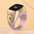 thumbnail image 4 of Bsvklp 5 Anillo Contador Conteo Compatible Con Tiempo Oración para Musulmanes (rosa 18 Mm), 4 of 9