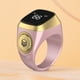 thumbnail image 1 of 5 Anillo de contador de conteo compatible con Bluetooth de tiempo de oración para musulmanes (rosa 18 mm), 1 of 9