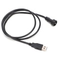 thumbnail image 2 of Waterproof USB Connector Snap Male Panel Mount Socket Industrial Supplies E10TPCBAM/U3AM(1M ), 2 of 5
