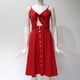 thumbnail image 1 of Vestido lencero, vestido sexy con escote en V y espalda descubierta para mujer, diseñado a medida, 1 of 7