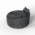 thumbnail image 3 of CRO Decor Dark Grey Corduroy free-install fully foam-filled Compressed sofa, 3 of 6