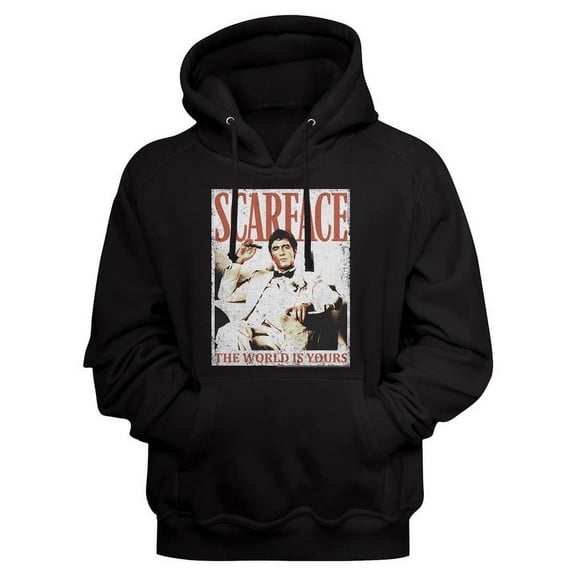 Scarface Always Black Adult Hoodie Sweatshirt