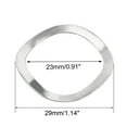 thumbnail image 2 of 10 Pcs 23mm x 29mm x 0.3mm 304 Stainless Steel Wave Spring Washer, 2 of 3