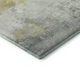 thumbnail image 3 of Addison Rugs Mayfield Premium Machine Washable Transitional Abstract Gold Runner Rug, 2'3" X 7'6" Machine Washable Transitional Abstract Gold Oversized Sherpa Throw Blanket, 3 of 6