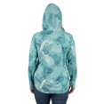 thumbnail image 6 of Realtree Women's Long Sleeve Performance Fishing Hoodie, Aqua Lagoon, S, 6 of 7
