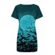 thumbnail image 5 of Vestidos estampados de playa con cuello redondo y manga corta informales de moda de verano para mujer Fridja bnh2307, 5 of 8