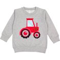 thumbnail image 2 of Inktastic Farming Red Tractor Toddler Sweatshirt, 2 of 4