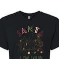 thumbnail image 3 of Disney Winnie The Pooh - Christmas Tigger - Santa, I Can Explain - Juniors Cropped Cotton Blend T-Shirt, 3 of 5