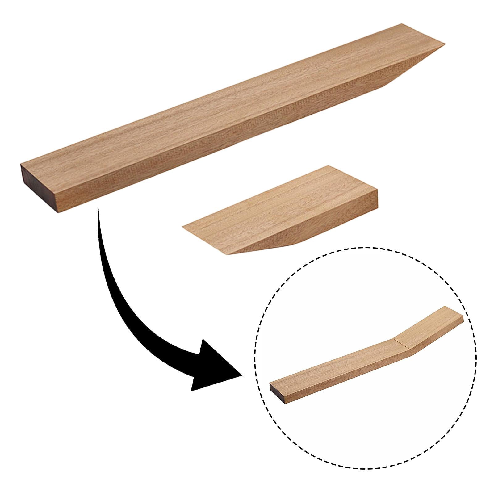 Dualoai 2PCS Wood Guitar Neck Blank Unfinished Acoustic Electric Guitar Replacement for