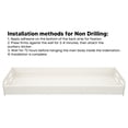 thumbnail image 3 of Wall Mount Organizer, Detachable Spice Shelf Shower Caddy Multifunctional Hanging Rack for Bathroom Kitchen, 3 of 8