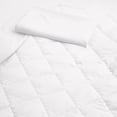 thumbnail image 7 of Organictune 4 Piece Microfiber Toddler Bedding Set, Breathable Crib Sheet Set for Boys and Girls, Includes Quilted Comforter, Flat Top Sheet, Fitted Sheet, Envelope Pillowcase, White, 7 of 7
