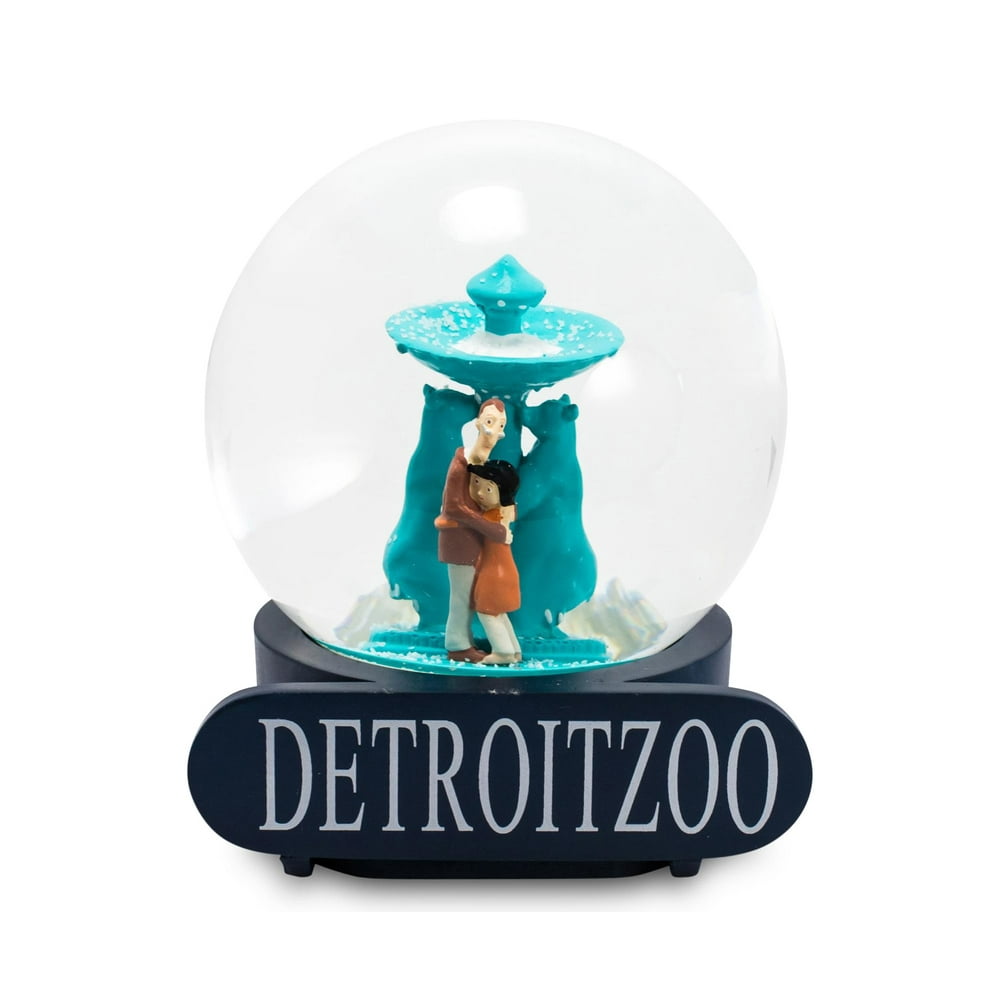 Coraline Snow Globe Detroit Zoo Collectible Display Piece 6 Inches