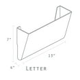 thumbnail image 3 of Storex Poche Murale Magnétique, Format Lettre, Noir, Lot de 6, 3 of 4