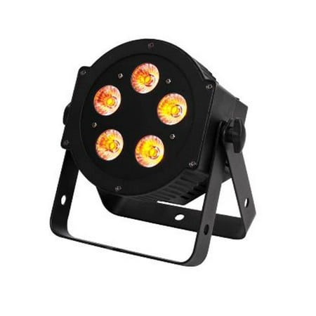 American DJ 6 In 1 RGBAW + UV LED Lighting DMX Slim Par Light Fixture | 5P-HEX