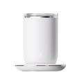 thumbnail image 1 of Billuyoard Tazas calentadas con agitación automática de 55 ℃ para el hogar, oficina, té, café, bebida, taza mezcladora, frasco de acero Teteras Blanco, 1 of 6
