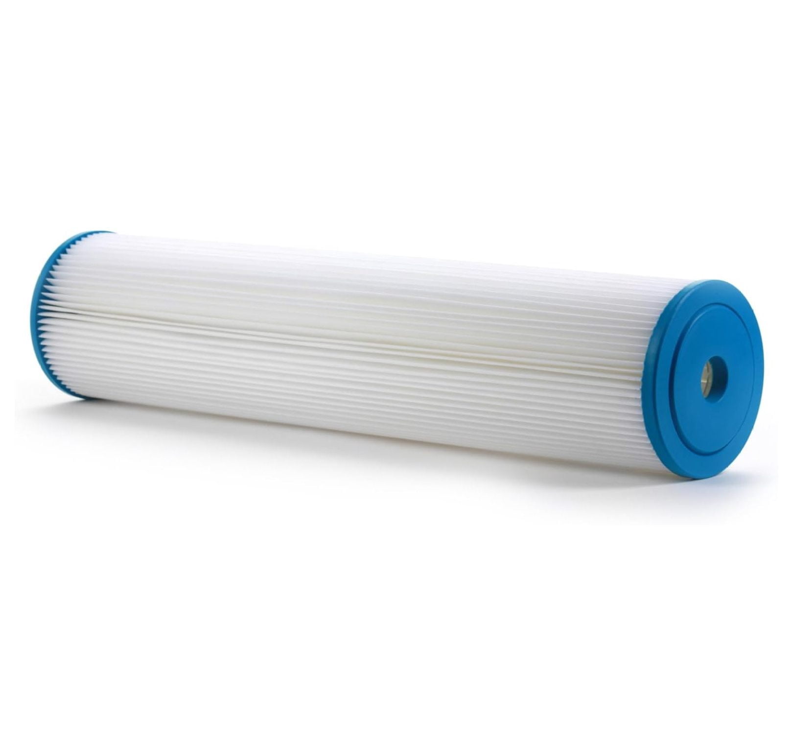 (6 Pack) SPC-45-2020 Pleated Water Filter Whole House Industrial Washable and Reusable 4.5" x 20" - 20 micron