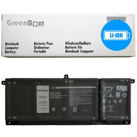 GREENTECH H5CKD BATTERY FOR DELL LATITUDE 3410 3510 VOSTRO 5301 5401 INSPIRON 5401 5408 5409 5508 5509 53WHR TXD03 9077G