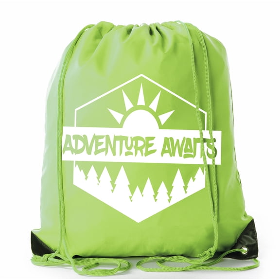 Mato & Hash Camp Drawstring Backpack for All Types of Camps and Birthday Parties
