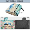thumbnail image 5 of COEQINE Golf Cart Seat Covers with Carry Handle, Comfortable Golf Cart Seat Towel Blanket, Fits for EZGO Yamaha Club Car and Other 2-Seat Golf Carts, Beach Dolphin Hibiscus Plumeria, 5 of 8