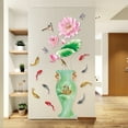 thumbnail image 3 of Chinese Style Lotus Vase Wall Sticker Removable Home Decor for Living Room Bedroom, 3 of 8