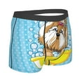 thumbnail image 3 of Haiem Dog Takes a Bath in the Bathtub Men's Boxer Briefs, Every Day Comfort Stretch Cotton Moisture-Wicking Underwear-Small, 3 of 9