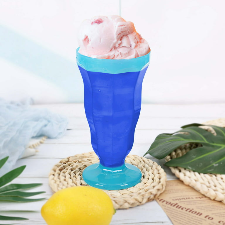 Mainstays 15-Ounce Plastic Color Changing Ice Cream Cup, Blue