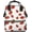Cute Red Strawberry, variant on Duck Rubber Diaper Bag Backpack For Baby Girls, Mom Waterproof Large Nappy Bags For Women