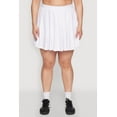 thumbnail image 4 of Womens Plus Size High Waisted Active Pleated Skirt, 4 of 6