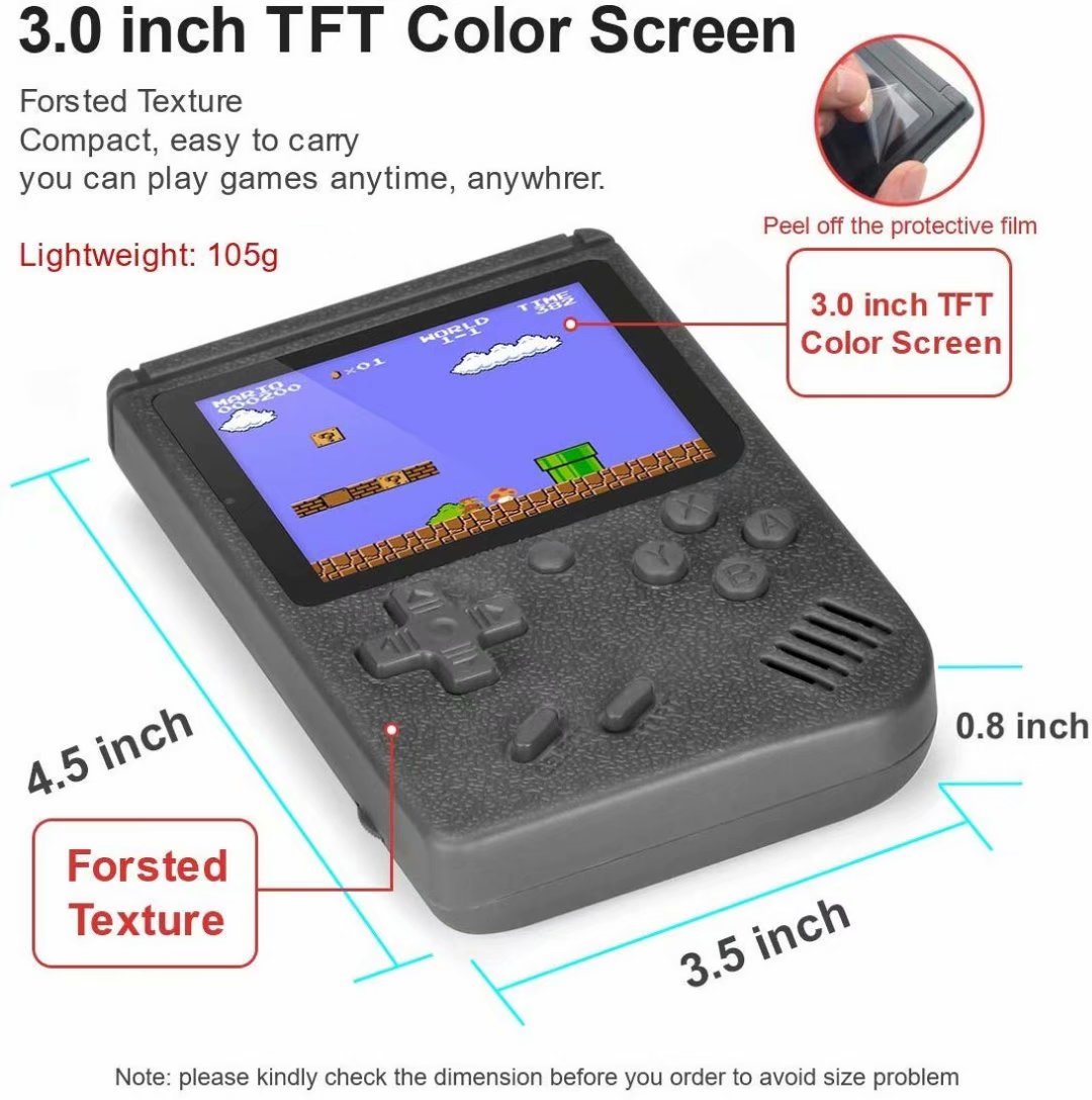 Handheld Game Console, Retro Game Console with 400 Classic Games 3.0