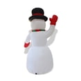 thumbnail image 1 of Navidad invierno inflable LED adorno brillante con ventilador inflador exterior jardín patio decoración de dibujos animados muñeca decoración Kits de decoración para fiestas Enchufe de la UE Injueey HA009415-01B, 1 of 1