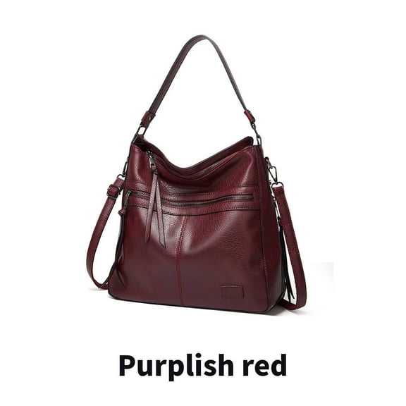 CCOCC Tote Bag for Women,Shoulder Bag Designer Handbags for Women,Oxford Fabric Bucket Bag,Maroon