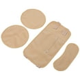 thumbnail image 1 of Juego De Paquetes De Aceite De Ricino, Envoltura De Paquete De Aceite De Ricino De Doble Capa, Correa Elástica, Lavable, Longitud Ajustable, 4 Piezas, Impermeable Para Cintura, 1 of 7