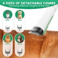 thumbnail image 4 of Dog Grooming Vacuum with 11000Pa Suction, 2.5L Dust Cup, 7-in-1 Pet Grooming Kit for Shedding and Hair Removal, 4 of 8