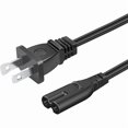 thumbnail image 1 of Chenchen 2 Prong Power Cable 8.2ft Replacement for LG SPK5B-W SK5Y SH4 SHC4 SH5B Subwoofer AC Power Cord Cable, 1 of 1