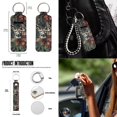 thumbnail image 5 of Yuyamidu USA Flag Auto Seat Covers Full Set of 13 with Camo Deer Steering Wheel Cover Seatbelt Shoulder Pad Trash Bin Rearview Mirror Cover Coasters Keychain Car Interior Set, 5 of 5