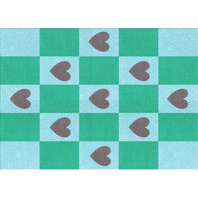 Ahgly Company Machine Washable Indoor Rectangle Transitional Light Sea Green Area Rugs, 8' x 12'