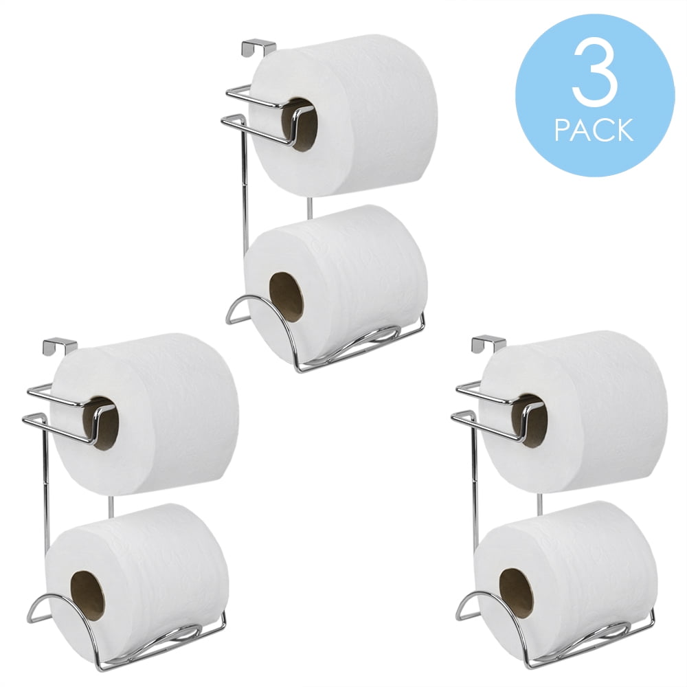 Chrome Plated Steel Over the Tank Toilet Paper Holder
