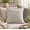 Grey, variant on Fennco Styles Black Striped Fringe Cotton Blend Textured Throw Pillow with Insert 18" x 18"