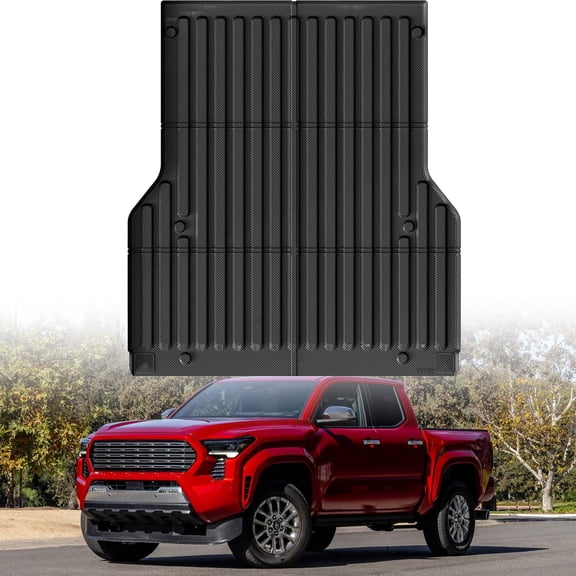 5ft 60.3" Truck Bed Mat Cargo Liner for Toyota Tacoma 2005-2023, Cargo Liner TPE All Weather