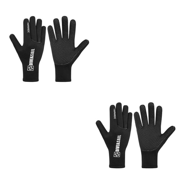 Sonducket Guantes de buceo DIVE SAIL para hombres y mujeres, guantes cálidos de 5MM a prueba de viento, deportes acuáticos, surf, protección Type2 NO2