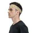 thumbnail image 3 of Naloa Hippie Bee Honeycomb Fashionable Sport Sweatband for Running, Yoga, Basketball - Head Circumference 19.6-22.4 inches, 3 of 9